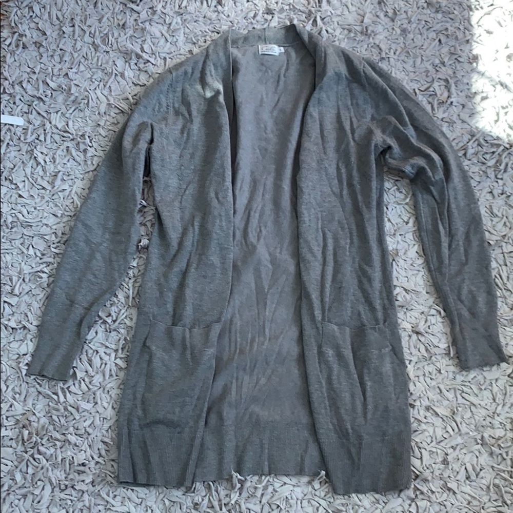 Grey Cardigan with pockets